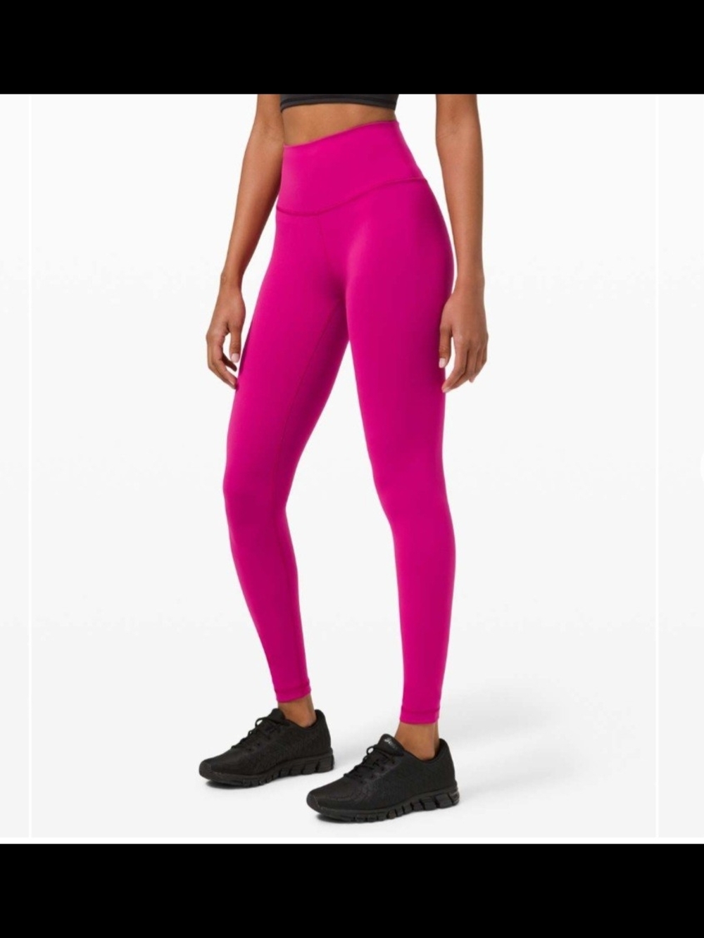 Lululemon Wonder Train High-Rise Women's Raspberry Leggings Size 14